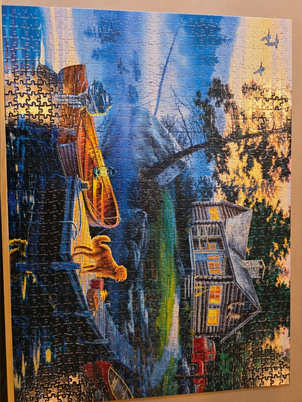 🧩4/$20 Buffalo Games Darrell Bush: Silent Shores 1000-Piece Jigsaw Puzzle - Picture 2 of 5